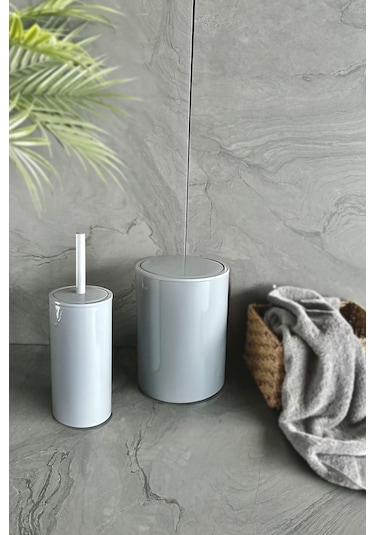 Prima Nova Flores 2'li Banyo Seti - Gri Gri