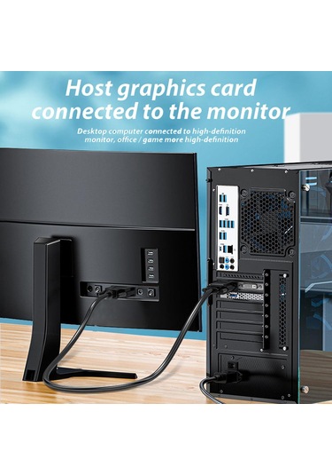 Suntek Dvı - Vga Kablosu 1080p 60hz Video Için Altın 1-metre