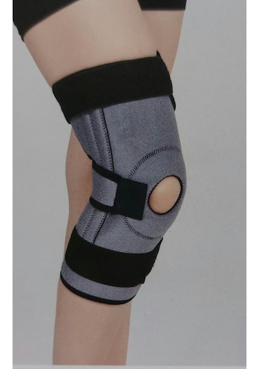 Patella ve Ligament Destekli Dizlik Gri