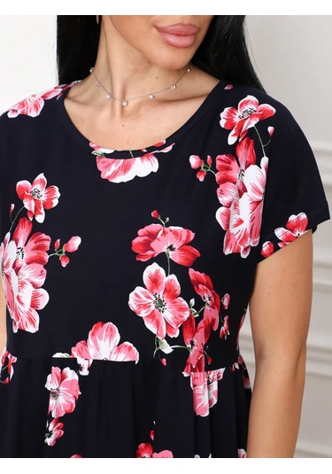 Rayantex 37 Büyük Beden Uzun Yaz Elbisesi 445037630