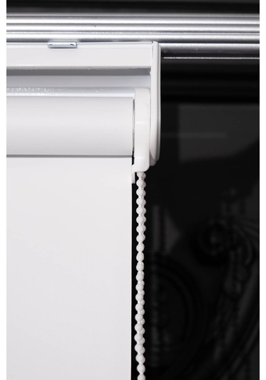 Venassa Beyaz Blackout Stor Perde Güneş Geçirmez Perde Zebra