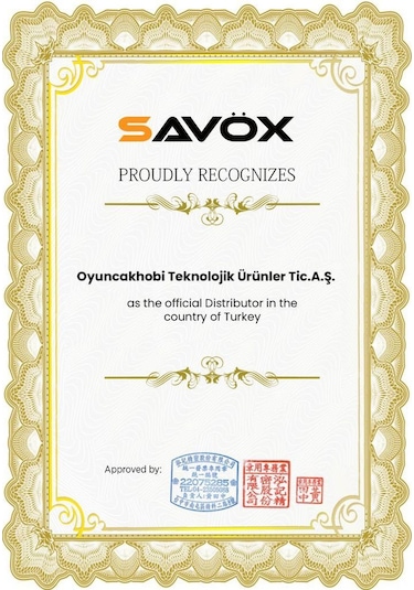 Savox Sv1280sg Digital Servo Coreless Motor High Voltage Çelik Dişli