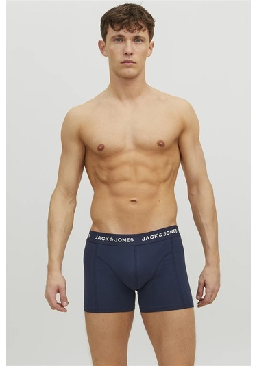Jack & Jones 12171946 3 lü Erkek  Mavi Boxer