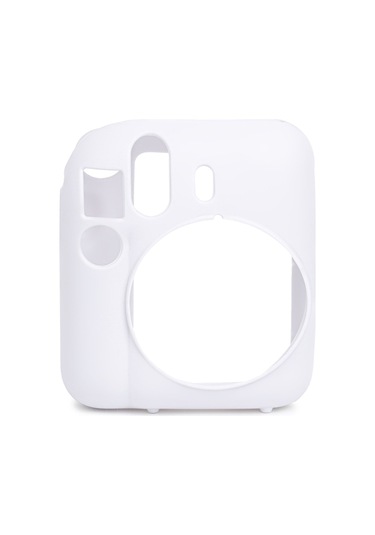 Instax Mini 12 Makine Uyumlu Beyaz Koruyucu Silikon Kılıf