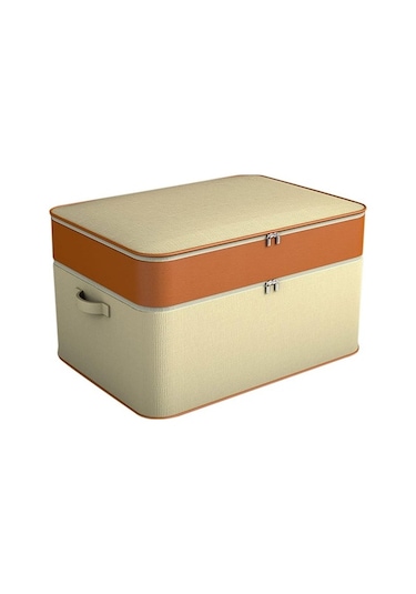 Unimarket Çift Fermuarlı Elbise Saklama Çantası, Gardırop Ayırma Saklama Kutusu, Çift Katmanlı Oxford Fermuarlı Elbise Saklama Çantası, Giysiler Için Taşınabilir Saklama Çantası, Ev Için Kat Lmvyx1