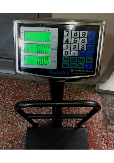 300 Kg Şarjlı Dijital Arka Korumalı Kantar Terazi (364620897)