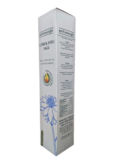 Prof Saracoglu Soğuk Sıkım Çörekotu Yağı 250 ML