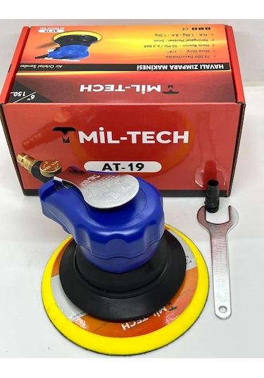 Mil-Tech AT-19 Havalı Eksantrik Zımpara Makinesi