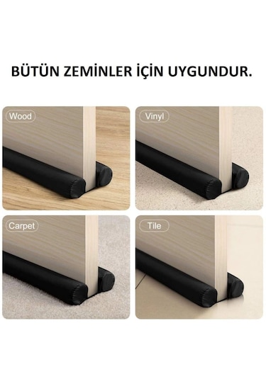 2 Adet Kapı Altı Isı Yalıtım Soğuk Önleyici Ses Kesici Süngeri