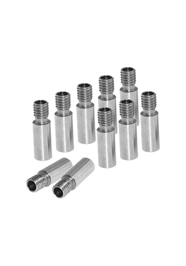 Neevoyu 3d Yazıcı Ekstruder Borusu - Soğutmalı V6 Gırtlağı 4.1mm Delikli, Paslanmaz Çelik, Aşınma Ve Isı Dayanıklı, 10 Adet