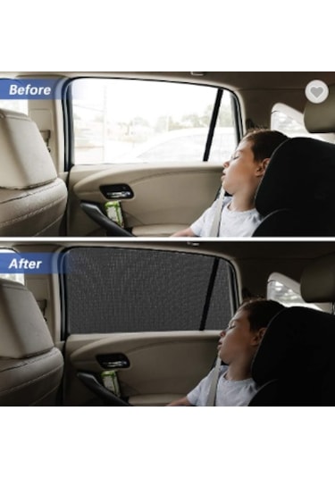 2 Adet Araba Oto Yan Cam Güneşlik Perdesi