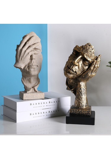 Yunboo Kuzey Avrupa Stili Retro Dekoratif Heykel, Ev Salonı/şarap Dolabı Vitrini Dekoru, Fotoğraf Jeketi - Ahşap Ve Reçine Malzeme İle Dayanıklı Tasarım Di