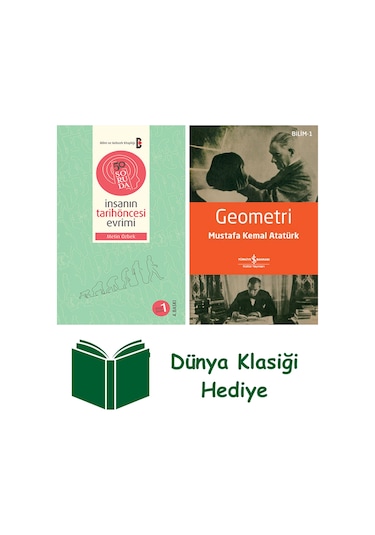 50 Soruda İnsanın Tarihöncesi Evrimi + Geometri + Dünya Klasiği Hediye