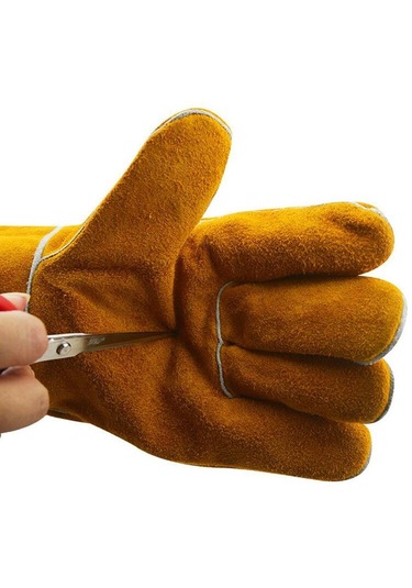 Homyl 1 Çift Kaynak Koruyucu Eldiven Eller Kaynakçı Için