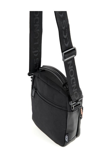 Ççs 31247 El Omuz Çantası Su Geçirmez Kumaş Omuz Askılı 24-19-7 Cm Siyah