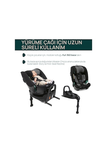 Chicco Fullseat Oto Koltugu Black Satın 05087190450000