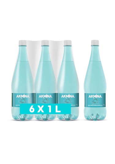 Akmina Sade Maden Suyu 1 Lt X 6 Adet