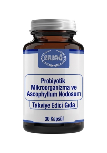 Ersağ Probiyotik Mikroorganizma Ve Ascophyllum Nodosum 30 Kapsül