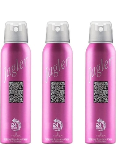 Jagler 24H Kadın Sprey Deodorant 3 x 150 ML
