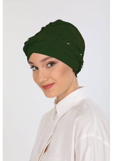 Örgü Taç Bone - Şık Ve Rahat Moda Aksesuarı Sdfpotb1001 Kahve Kahverengi