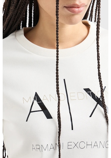 Armani Exchange Bayan Sweat 3dym92 Yjfdz 1125 Beyaz