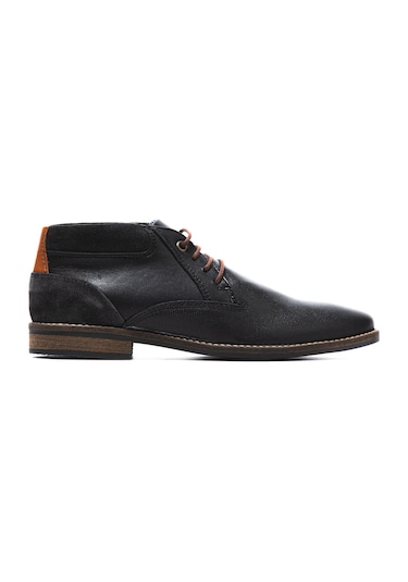 Bot Erkek 619 010 Wk-john May Orkut Suede Black Siyah