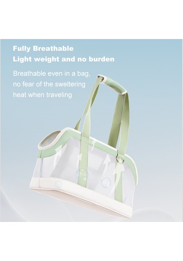 Qingmipy Taşınabilir Kedi Çantası - Nefes Alabilir, Dayanıklı, Büyük Kapasiteli 40x26x21cm Köpek Ve Kedi Taşıma Çantası