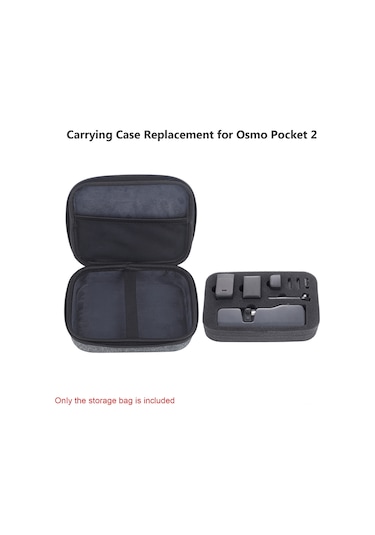 Vkemall Andoer Gri Kamera Çantası - Djı Osmo Pocket 2 İçin Spor Kamerası Taşıma Çantası 20x15x5.5cm