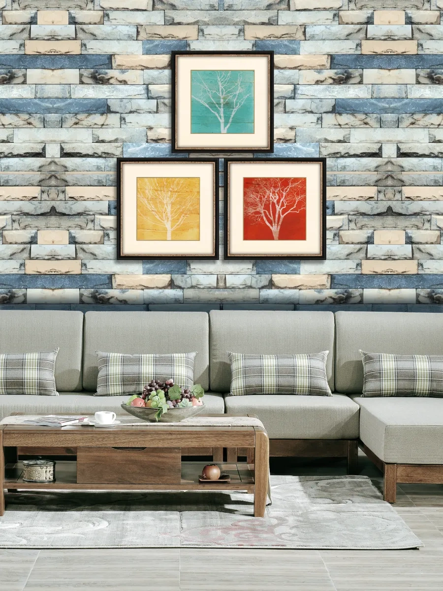 Frays Decor Kendinden Yapışkanlı Duvar Kağıtları Pvc 50x280 Cm Tuğla 306195305