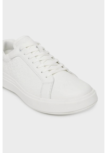 Calvin Klein Erkek Ayakkabı Hm0hm01970 0k4 Beyaz Beyaz