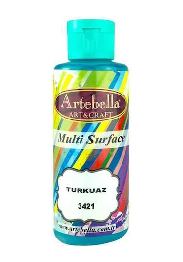3421130 Artebella Multı Surface Boya 130Cc Turkuaz
