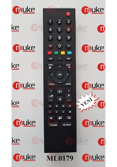 Arçelik Uyumlu BEKO RADİO TUŞLU LCD TV KUMANDA LED TVi