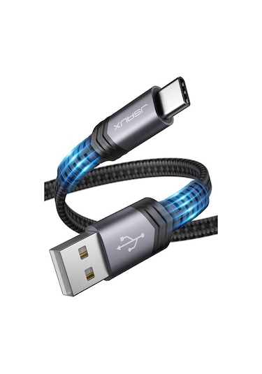 Jsaux Premium Cc0008 1 Metre Type-c Hızlı Şarj Ve Data Aktarım Kablosu