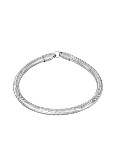 T51 Tuğrul Altın Bileklik T068338 Gümüş Beyaz Altın