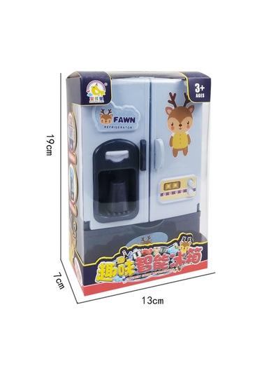 Symbee Çocuklar İçin Eğlenceli Ve Eğitici Pembe Çift Kapılı Buzdolabı Oyuncağı, 3 Yaş Üstü İçin Uygun, Abs Malzeme.