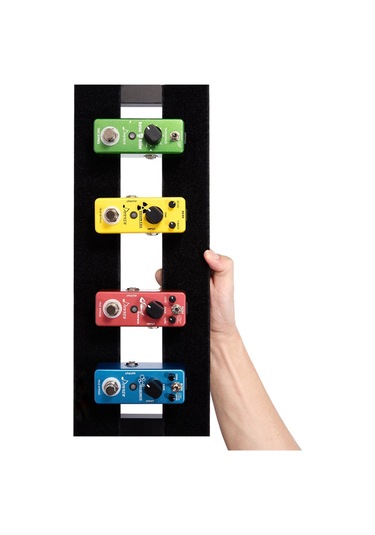 Suofeng Elektro Gitar Efekt Pedalı Yapışkan Bant, 5cm X 2m, Siyah, Loop Kadife , Kolay Kurulum