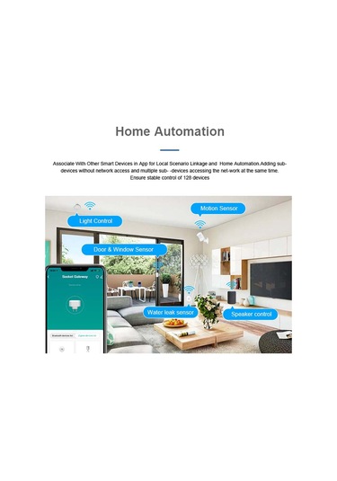 Reedark Zigbee+bt Mesh Çift Modlu Akıllı Ev Ağ Geçidi - Uzaktan Kontrol, Otomasyon Ve Merkezi Cihaz Yönetimi Avrupa Standartı