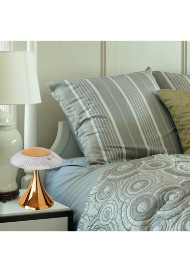 Lw-31 Gold Abajur Karistal Elmas Masa Lambası Romantik Akrilik Led Gece Lambası Beyaz