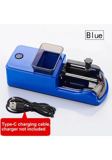 Elmpaly Mavi Kullanışlı Yüksek Güçlü Otomatik Sigara Sarma Makinesi Paslanmaz Çelik Usb Şarj
