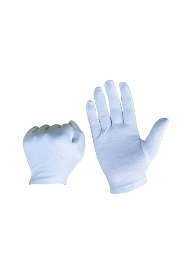 Beyaz Garson Bando Pandomim Gösteri Merasim Eldiveni Beyaz