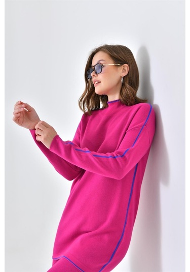 Ftz Women Kadın Çizgili İkili Takım Fuşya 20563-fuşya Fuşya