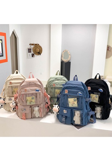 Maiyame Lise Öğrencileri İçin Oxford Dokuma Çift Omuzlu Sırt Çantası - Anti-hırsızlık Cepi, Ayarlanabilir Askılar Ve Çoklu Cep Tasarımı