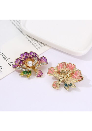 Mufunye Кленовый Лист Бижутерный Брошь С Искусственным Жемчугом - Авангардный Дизайн Для Всех Возрастов Mavi