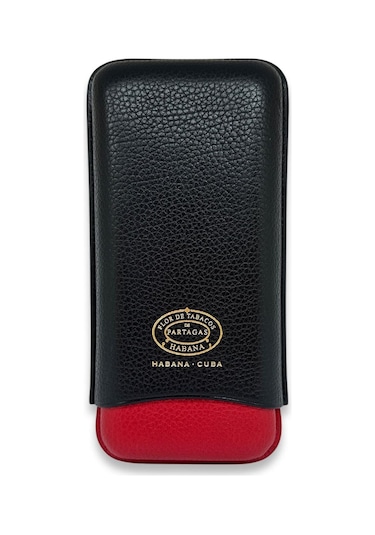 Partagas Series Deri Puro Kılıfı 3lü Kırmızı/siyah 64ring