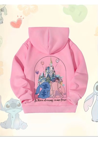 Çift Taraflı Baskılı Üst, Şık Ve Rahat Kesim Pembe