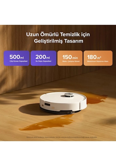 Roborock S8 Pro Plus Akıllı Robot Süpürge - Beyaz