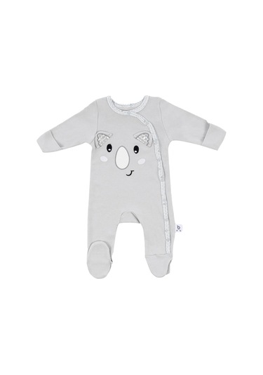 Gezenbebe Hero Uzun Kollu Nakışlı Bebek Tulumu 001