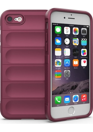 iPhone Uyumlu 7 / 8 Kılıf Optimum Lens Çerçeveli Silikon Kapak