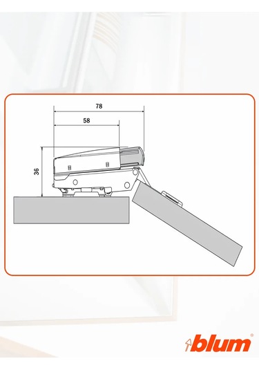 Blum Kapak Menteşeleri İçin Yavaşlatıcı 973a0500, 2 Adet 348487933 Krom