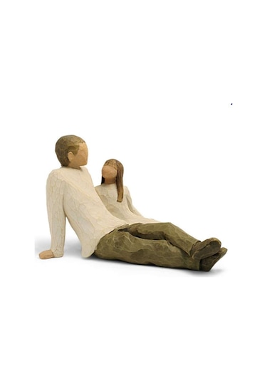 Father & Daughter Baba Ve Kız Dekoratif Biblo